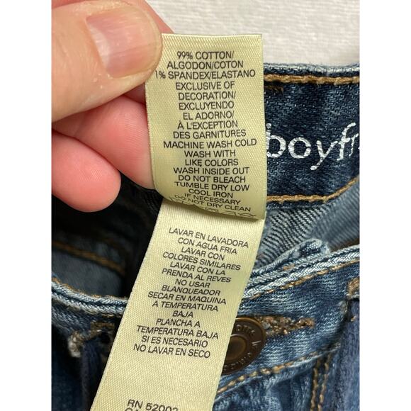 Liz Claiborne blue jeans‎ boyfriend fit capri draw string size 8 women’s - Picture 4 of 7